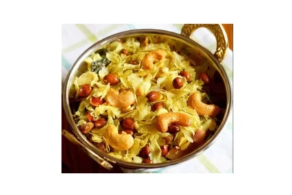 poha with nuts 1 poha with nuts 1